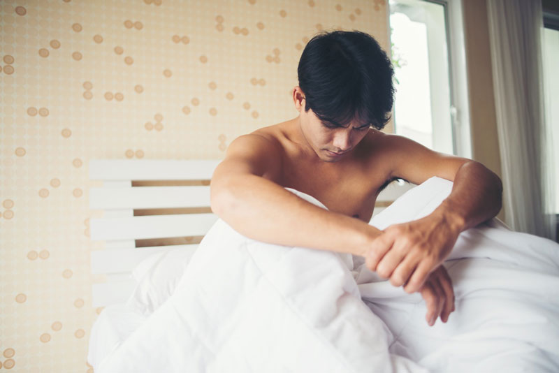 Trong giai đoạn đầu, người bệnh thường cảm thấy nóng rát dương vật 