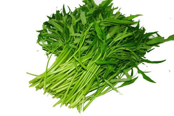 Đau mắt đỏ cũng cần kiêng rau muống
