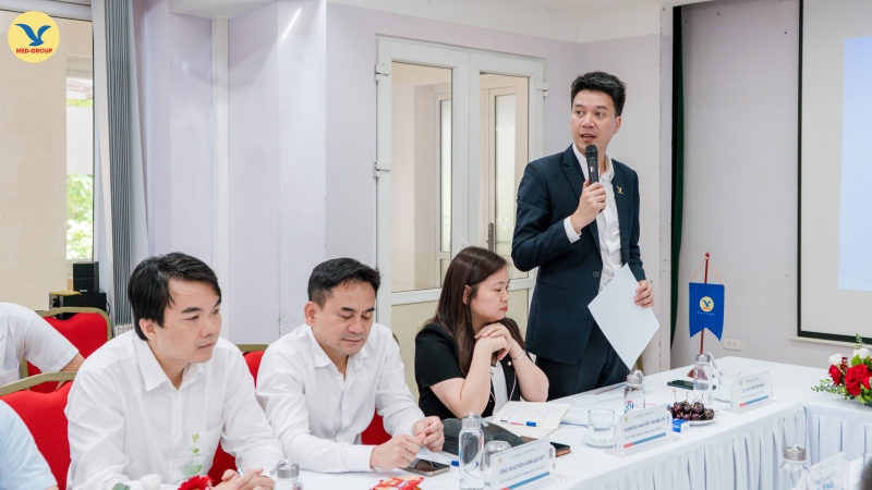 TS. Nguyễn Trí Anh - Tổng Giám đốc Tập đoàn MEDLATEC GROUP chia sẻ tại Lễ ký kết hợp tác 
