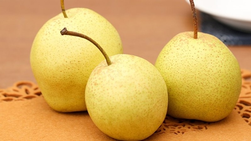 Quả lê thường có màu vàng 