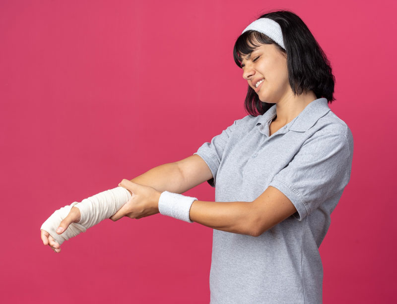 Chèn ép bột gây hiện tượng sưng đau khó chịu cho bệnh nhân 