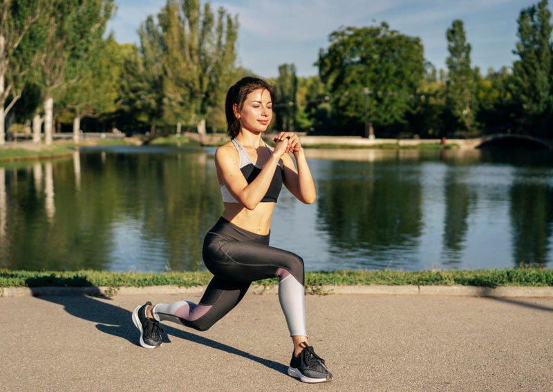 Bài tập Lunges giúp giảm mỡ phần đùi hiệu quả