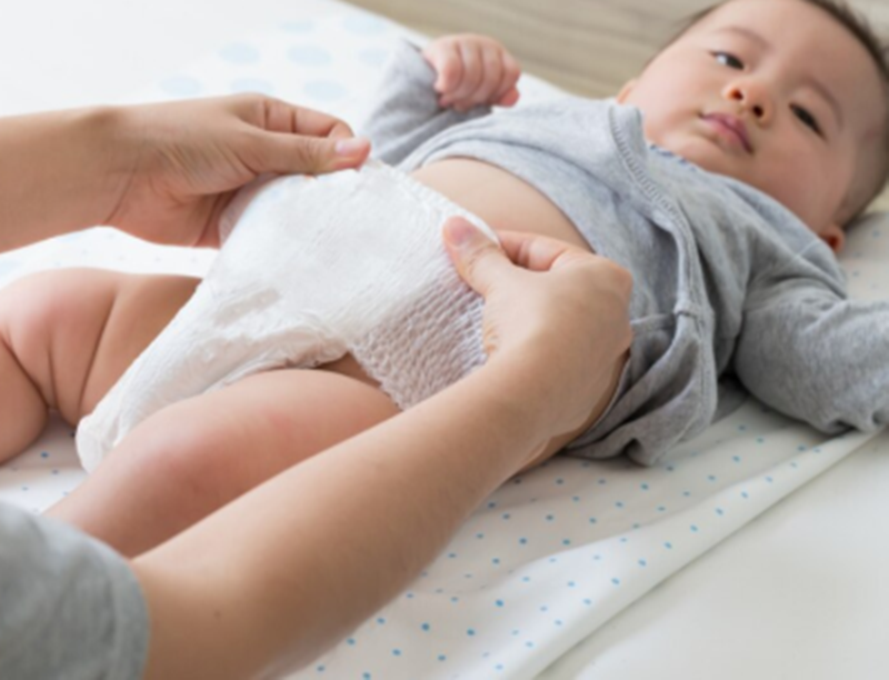 Tã bỉm kém chất lượng có thể là khiến trẻ dễ bị hăm da