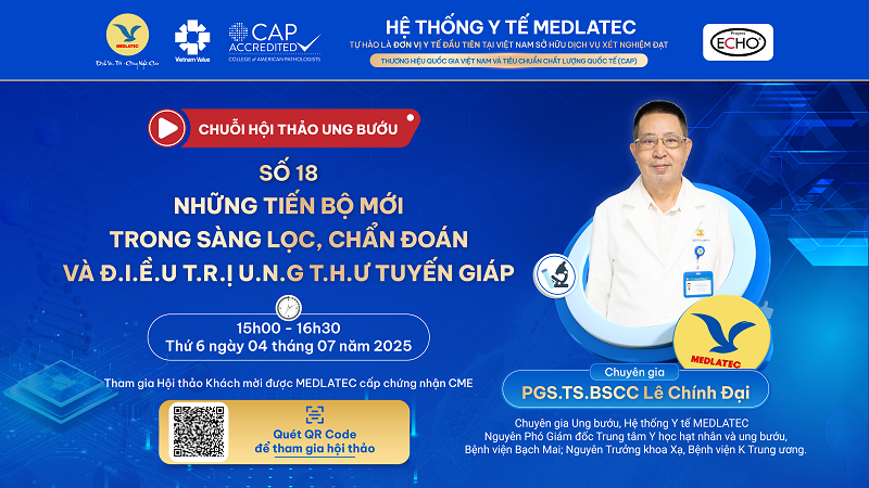 PGS.TS.BSCC Lê Chính Đại trình bày những tiến bộ trong sàng lọc, chẩn đoán và điều trị ung thư tuyến giáp