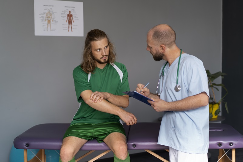 Người bệnh được bác sĩ chuyên khoa thăm khám, đánh giá rách cơ bao lâu thì khỏi