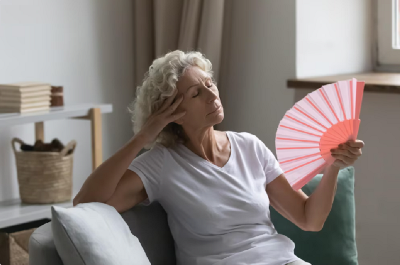 Phụ nữ tuổi mãn kinh thường xuyên gặp tình trạng nóng bừng người, cáu gắt, mệt mỏi