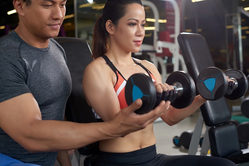 Tập gym giúp tăng chỉ số BMR 