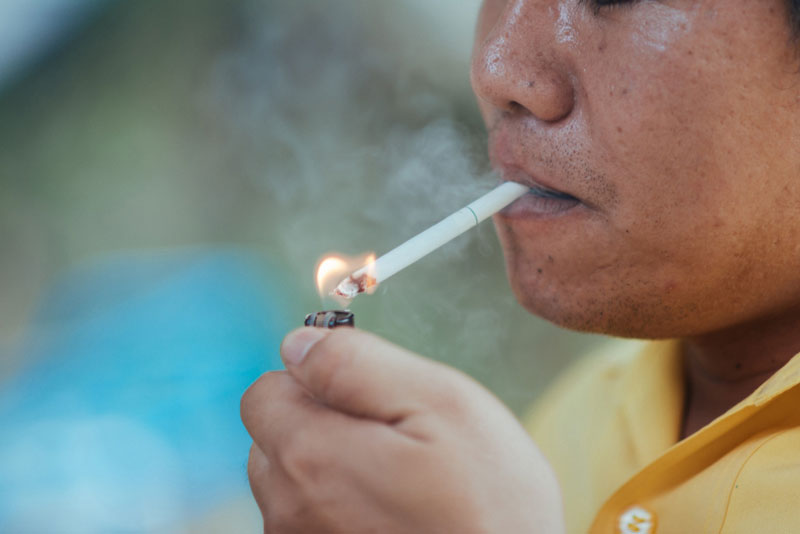 Sử dụng thuốc lá thường xuyên dễ làm tăng nguy cơ mắc bệnh