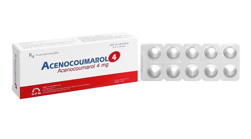 Thuốc Acenocoumarol được bào chế theo dạng viên nén 