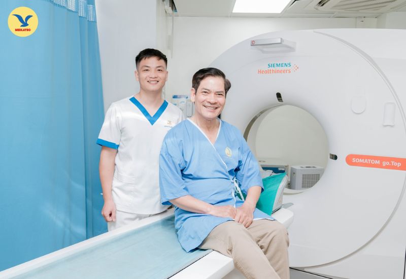 Người bệnh được chụp CT hiện đại tầm soát tổn thương và sức khỏe tim mạch tại MEDLATEC