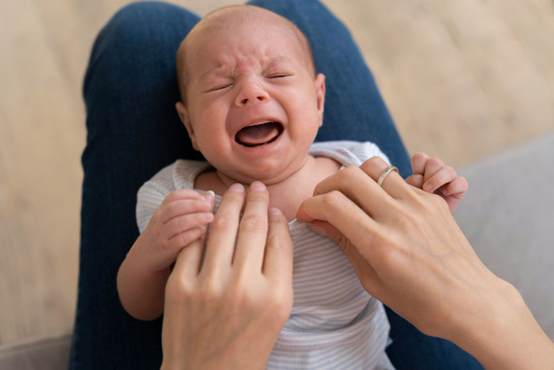 Nhiễm khuẩn đường hô hấp trên thường là tác nhân gây ho ở trẻ sơ sinh