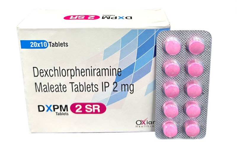 Một sản phẩm thuốc Dexchlorpheniramine dạng viên 