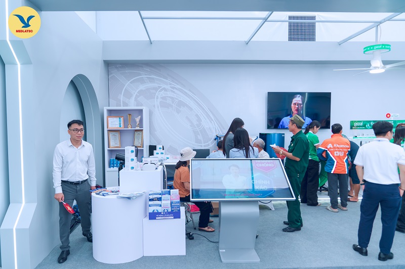 Gian hàng của MEDLATEC tại Triển lãm Thành tựu Đất nước “80 năm Hành trình Độc lập - Tự do - Hạnh phúc” 