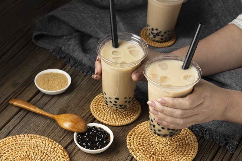 Trà sữa chứa đường, tinh bột, caffeine, nếu tiêu thụ quá nhiều dễ có nguy cơ gây tiểu đường thai kỳ