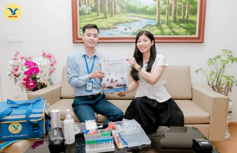 MEDLATEC là đơn vị tiên phong phát triển dịch vụ lấy mẫu xét nghiệm tận nơi tại Việt Nam 