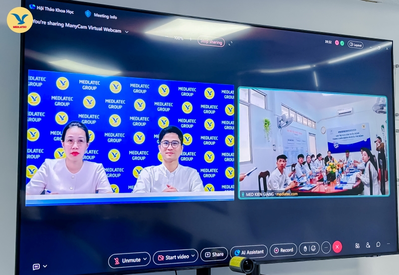Hội thảo trực tuyến được tổ chức với sự hiện diện của đội ngũ báo cáo viên giàu kinh nghiệm đến từ Hệ thống Y tế MEDLATEC  
