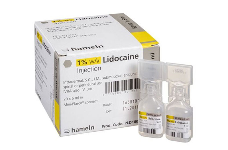 Thuốc gây tê Lidocaine 1% 