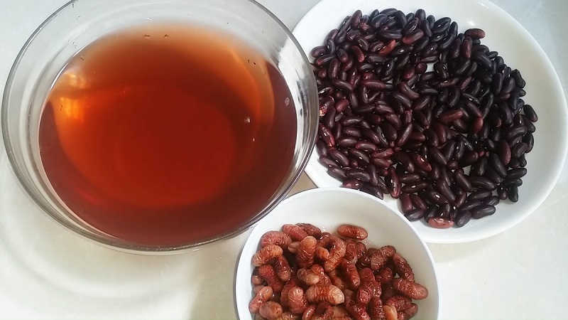 Nước đậu đỏ rang