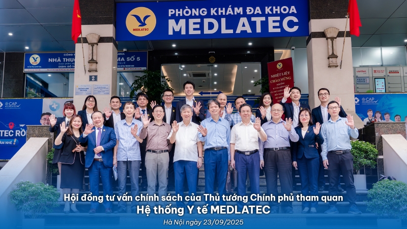 MEDLATEC vinh dự là điểm đến được lựa chọn trong chuyến tham quan của Hội đồng Tư vấn Chính sách của Thủ tướng Chính phủ 