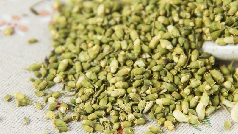 Nụ hoa hòe khô dùng hãm trà