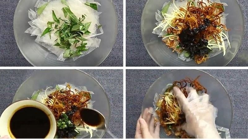 Mẹ bầu nên tự làm bánh tráng trộn tại nhà để chọn nguồn nguyên liệu đảm bảo