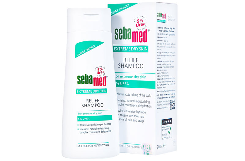 Dầu trị gàu Sebamed Extreme Dry Skin Relief Shampoo 5% Urea