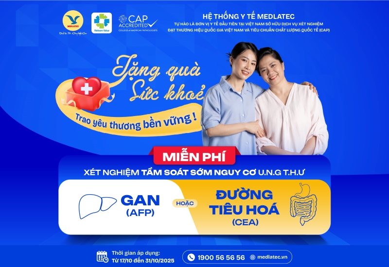 Chương trình ưu đãi áp dụng đối với dịch vụ lấy mẫu xét nghiệm tận nơi 