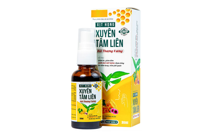 Xuyên Tâm Liên Hải Thượng Vương là một loại thuốc xịt họng được đánh giá cao về độ an toàn