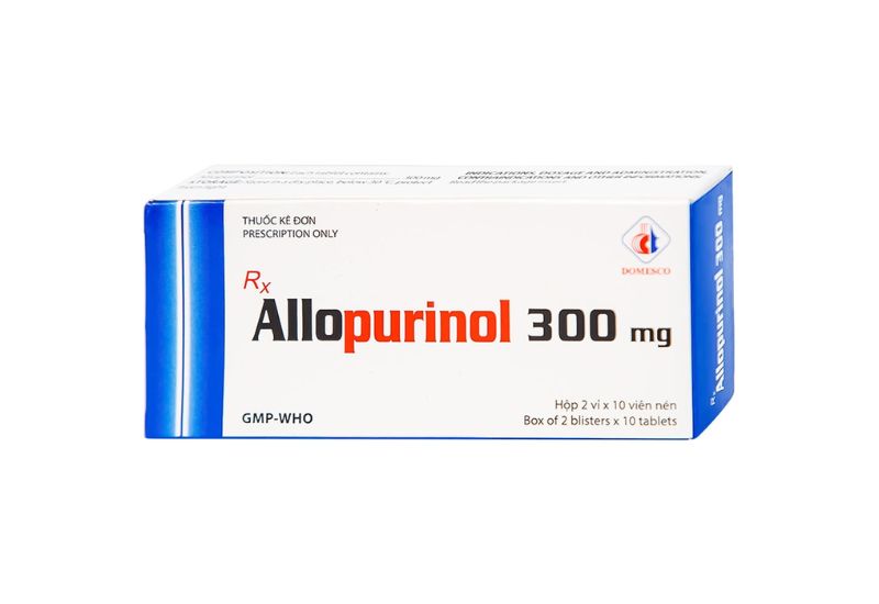 Thuốc Allopurinol giúp hạ acid uric máu trong điều trị bệnh Gút 