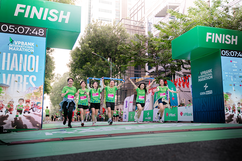 Hanoi International Marathon 2025 được xem là đẹp nhất trong hệ thống giải chạy tại Hà Nội 