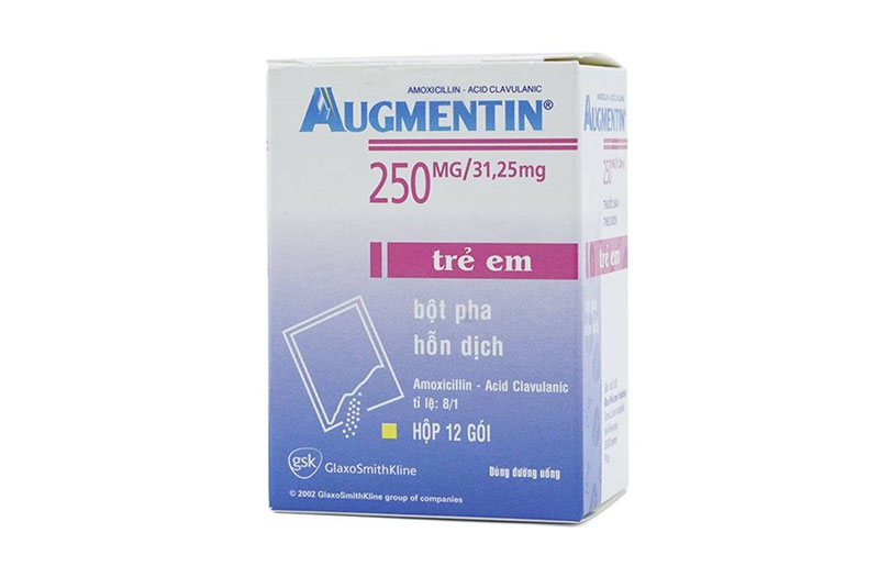 Thuốc Augmentin 250mg lưu hành trên thị trường 