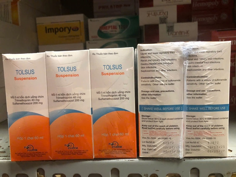 Sulfamethoxazole trimethoprim được bào chế theo nhiều dạng khác nhau