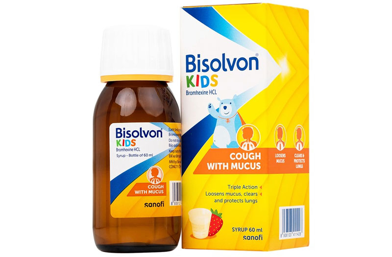 Bisolvon - một trong những loại thuốc tiêu đờm tốt nhất cho trẻ em