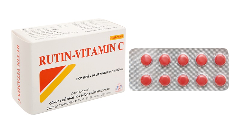 Rutin C có thể giúp tăng cường sức bền của mao mạch 