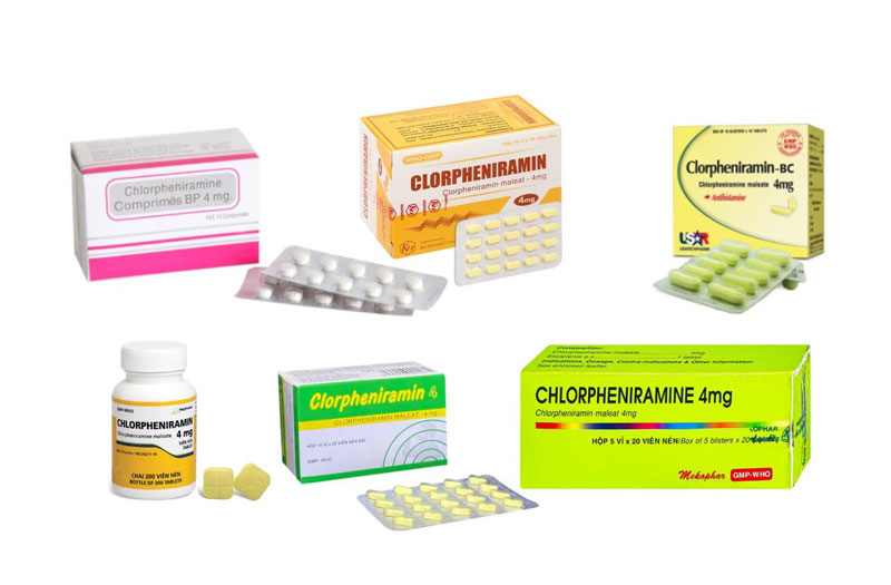 Thuốc Clorpheniramin bào chế theo dạng viên 