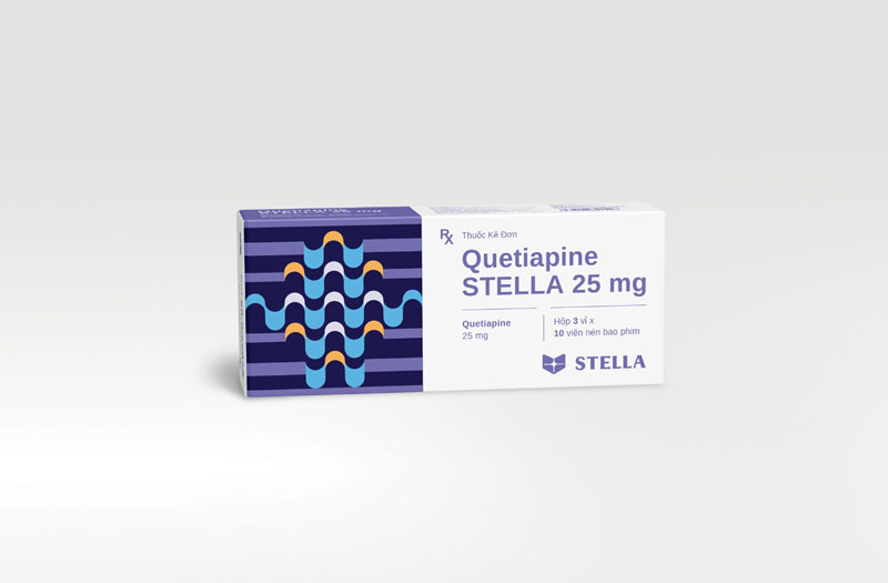 Thuốc Quetiapine hàm lượng 25mg 