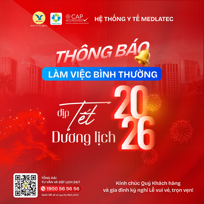 Hệ thống Y tế MEDLATEC hoạt động bình thường trong kỳ nghỉ Tết Dương lịch