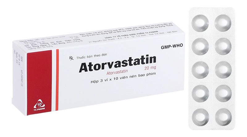 Thuốc Atorvastatin dạng viên nén
