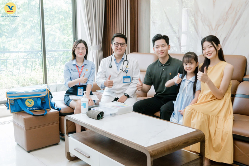 Khách hàng được hưởng quyền lợi kết hợp khám tại nhà và khám tại viện khi sử dụng dịch vụ Bác sĩ gia đình của MEDLATEC