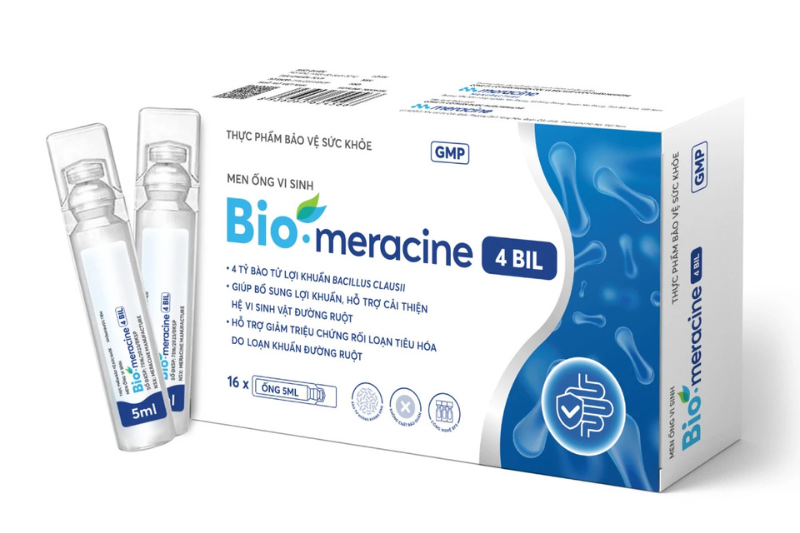 Men vi sinh giúp tái lập hệ vi sinh trong ruột, rút ngắn thời gian tiêu chảy.