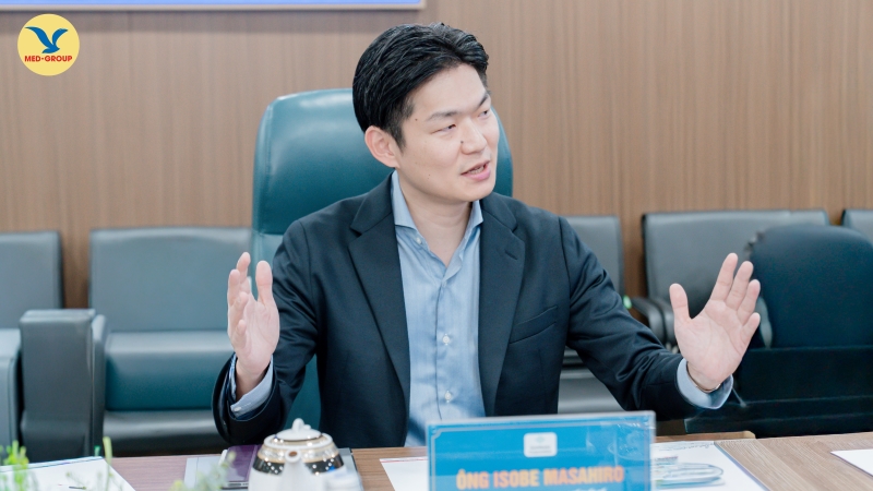 Ông Isobe Masahiro bày tỏ kỳ vọng vào mối quan hệ hợp tác giữa hai đơn vị trong tương lai 