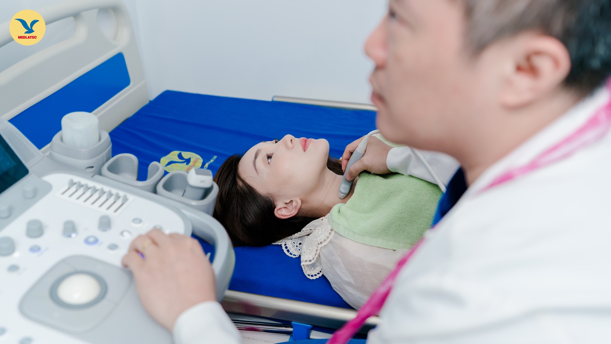 Siêu âm tuyến giáp là một trong những xét nghiệm cận lâm sàng để chẩn đoán bệnh