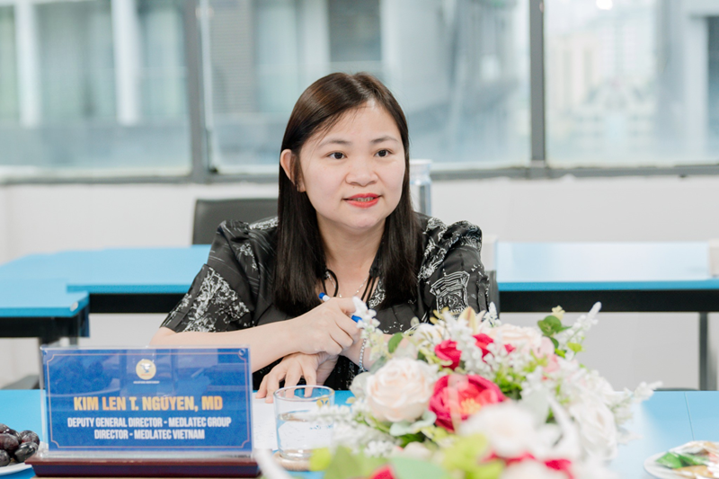 Chân dung ThS.BSCKII Nguyễn Thị Kim Len - Phó Tổng Giám đốc MEDLATEC GROUP 