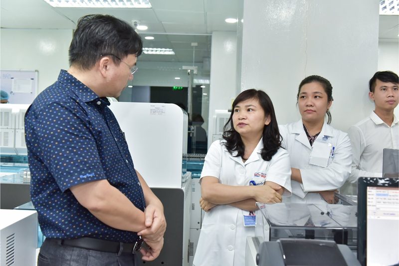 ThS.BSCKII Nguyễn Thị Kim Len thời điểm mới công tác tại MEDLATEC 