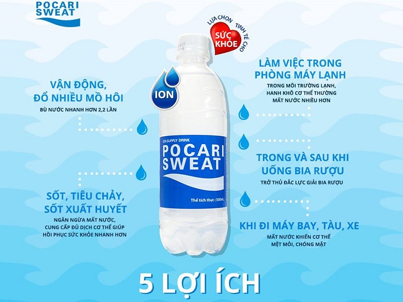 Tác dụng chính của nước điện giải Pocari