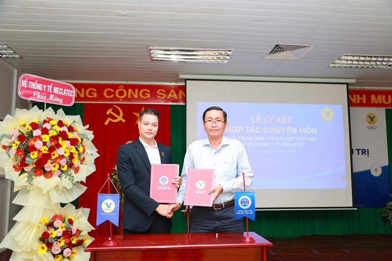 MEDLATEC và TTYT khu vực Thốt Nốt ký kết hợp tác mang lại nhiều lợi ích cho người dân miền Tây 