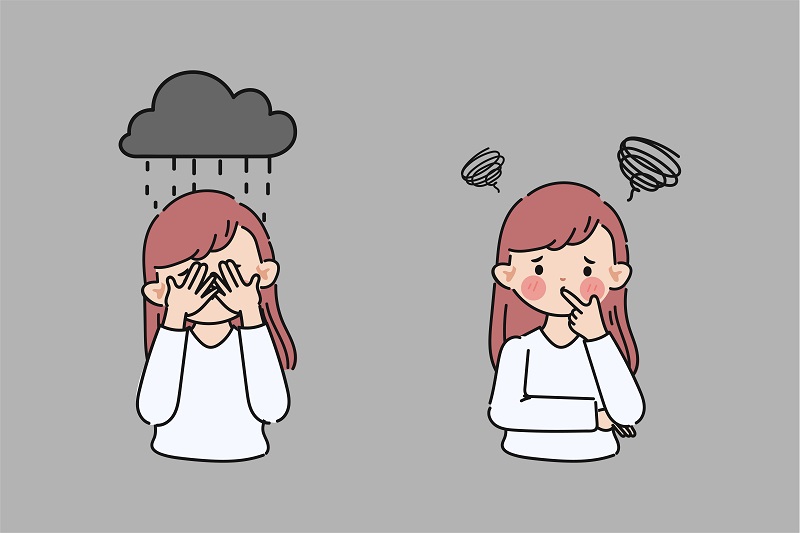 Người bị overthinking thường tưởng tượng và lo lắng nhiều điều chưa xảy ra