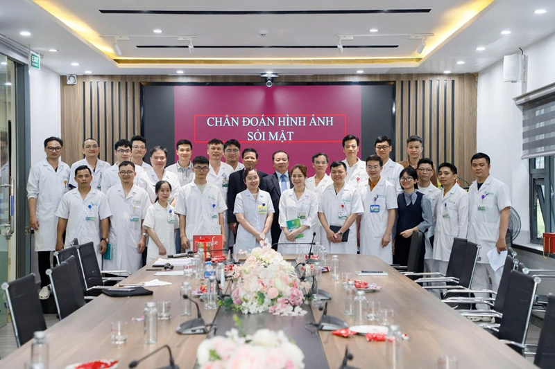 Toàn cảnh buổi đào tạo giữa Hệ thống Y tế MEDLATEC và BVĐK Hợp Lực