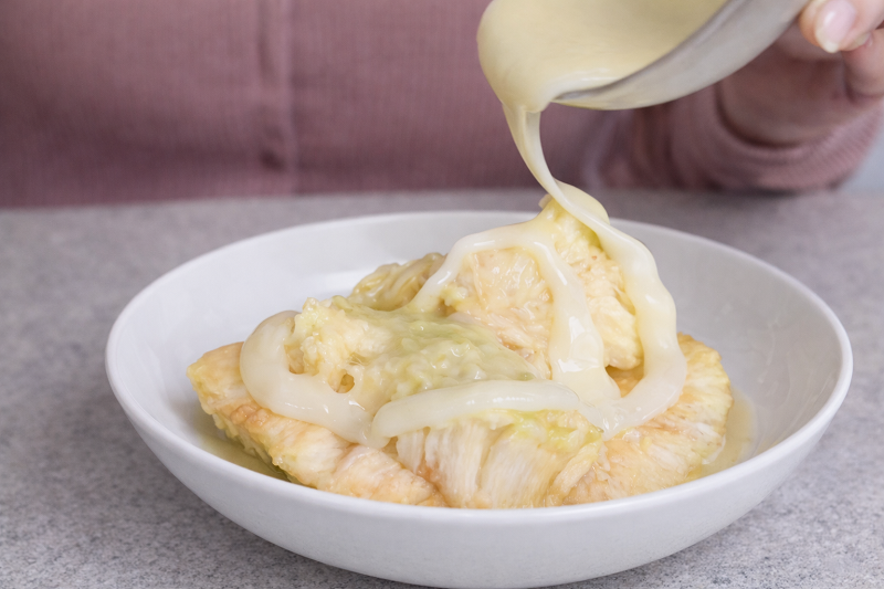 Sake chín có thể sử dụng làm món tráng miệng 