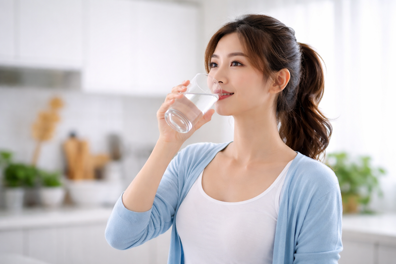 Uống đủ nước mỗi ngày là cách hỗ trợ detox tự nhiên an toàn cho cơ thể